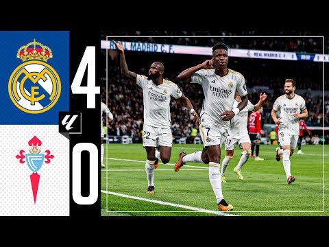 Real Madrid 4-0 RC Celta | RESUMEN | LaLiga 2023/24