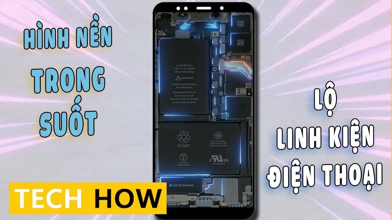 Chia sẻ hình nền trong suốt nhìn thấy linh kiện bên trong Galaxy S10