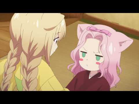 Konohana Kitan Scene My face turning into cute