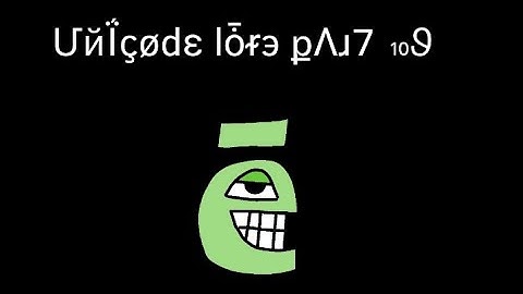 Unicode Lore part 109