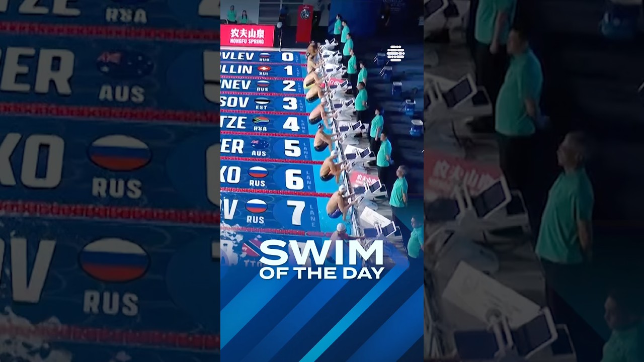 A stunning World Record in Tashkent β‘οΈ #worldrecord #swimming #worldcup #swimoftheday #backstroke
