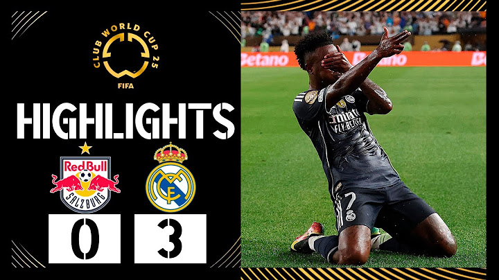 But Vinícius Júnior | RB Salzbourg vs Real Madrid 0-3 Résumé | Coupe du Monde des Clubs 2025