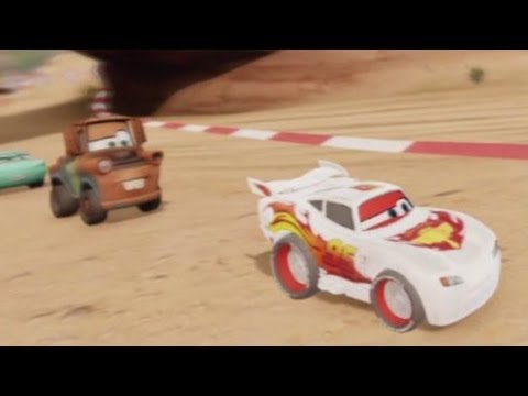 cars alive disney infinity gameplay crystal lightning mcqueen
