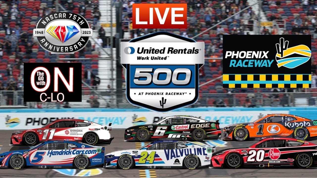 🔴United Rentals Work United 500 LIVE NASCAR CUP SERIES LIVE RACE