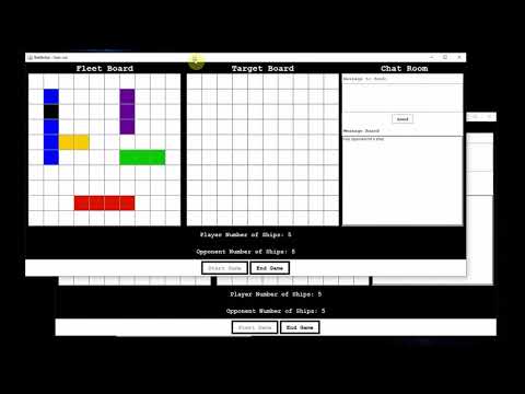 Java Battleship Game Demo