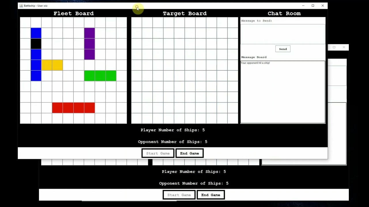 Java Battleship Game Demo - YouTube
