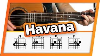 Havana Guitar Tutorial (Camila Cabello) Easy Chords Guitar Lesson