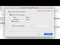 Export outlook contacts  mac