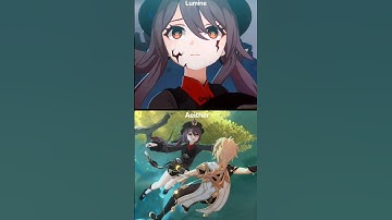 Aether vs Lumine saving Hu Tao cutscene ( Lantern Rite 5.3) #genshinimpact #hutao #lanternrite