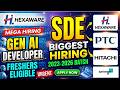 Hexaware Mega Hiring For Freshers | Hitachi, PTC Off Campus Hiring