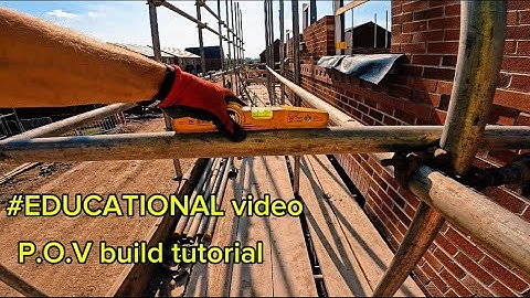Educational scaffolding tutorial P.O.V #116 #educational #scaffolding #construction #subscribe