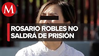 Rosario Robles se queda en prisión; juez determina que el delito no prescribió