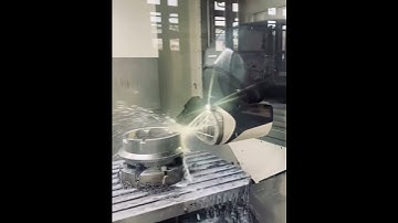 The real process of machining parts with advanced CNC machining technology #cnc #factory