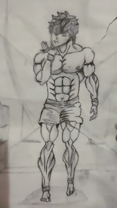 Drawing Baki Hanma 🏆 ️😃 - YouTube