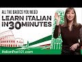 Learn Italian in 30 Minutes - ALL the Basics You Need