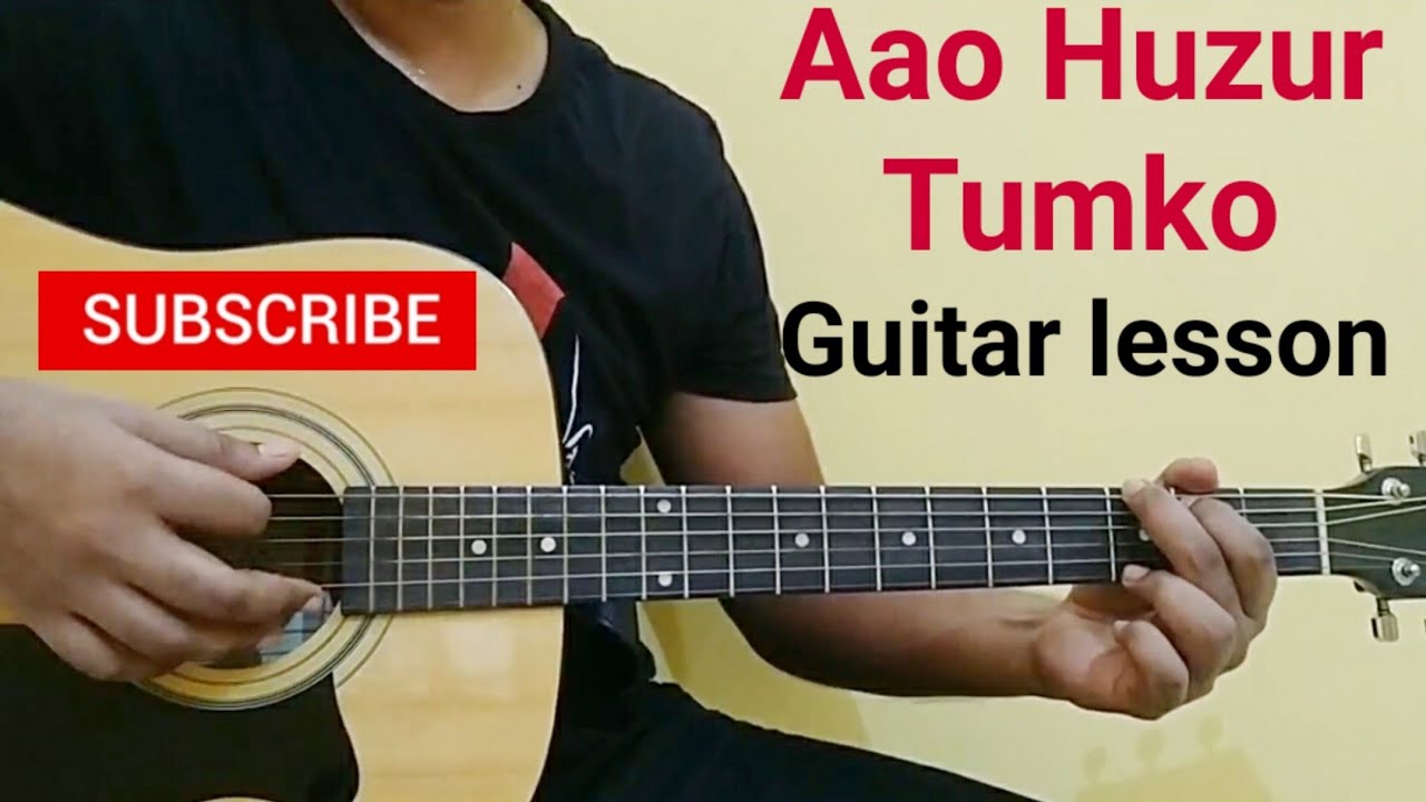 Aao huzur tumko guitar Lesson/Cover Easy guitar lesson Anyone can