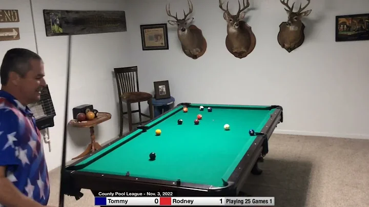 County Pool League - Rodney Biggerstaff vs Tommy G...