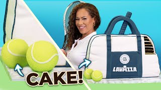 LIFE SIZE DUFFLE BAG & TENNIS BALLS CAKES & DELICIOUS FLAVORS! | How To Cake It With Yolanda Gampp