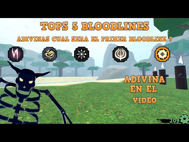 Nuevo) Tier List Actualizado - Los Mejores Bloodlines de Shindo Life V.212  