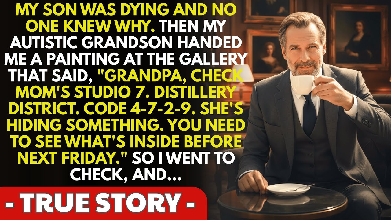 My Grandson Handed Me A Painting. A Medicine Bottle With A Red X, It Showed. My Blood Ran Cold...