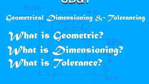 What is Geometrical Tolerance, Dimensional Tolerance And Types of Tolerance -- Tamil