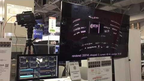 Live uncompressed 4K demo at SC16