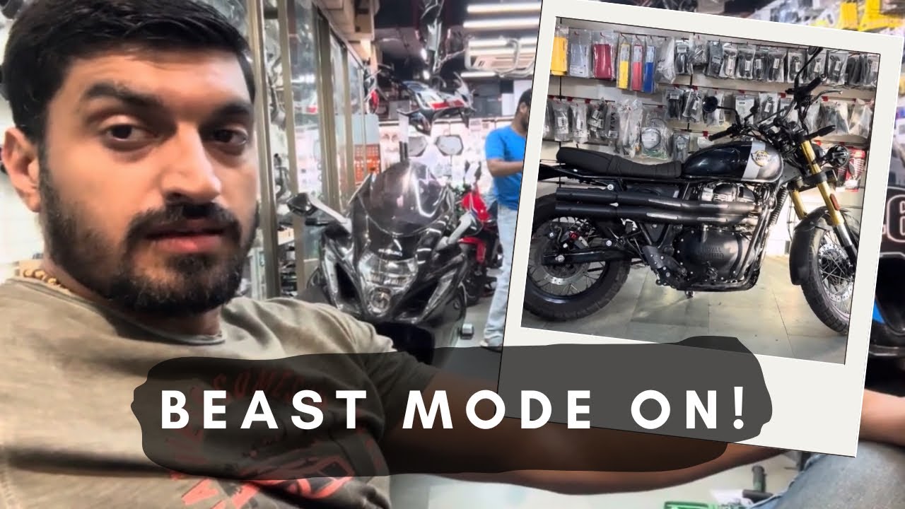 Beast Mode ON: Royal Enfield Bear 650 Gets The Monster Silencer!