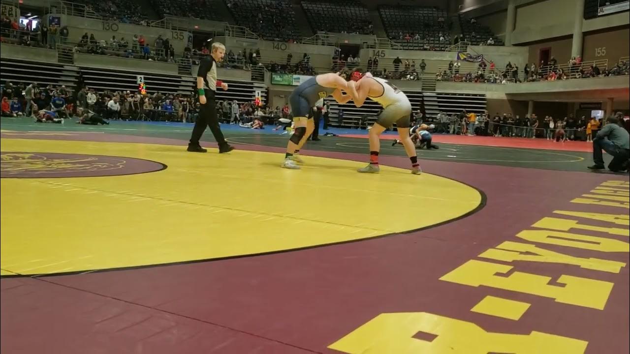NYWA State Tournament 2023 6th grade Heavy Weight Class. Hudson Marti