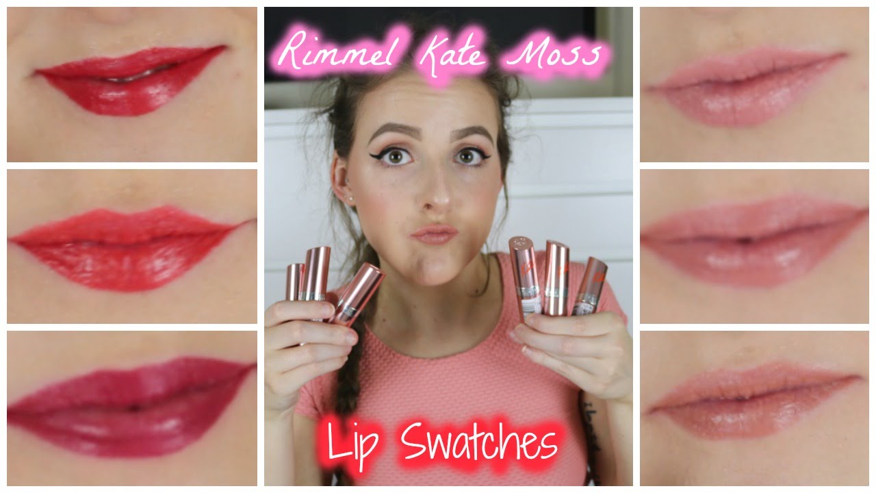 Rimmel Lasting Finish Kate Moss 15 Years Lipstick Swatches | Elizabeth Rose