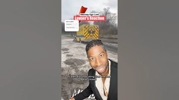 Ambulance Drives Into Wet Cement During Road Construction — Who’s Liable? Attorney Ugo Lord Reacts!