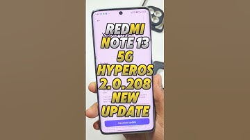 Redmi Note 13 5G HyperOS 2.2.8.0 Update in India #hyperos2 #shorts