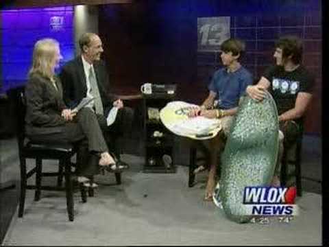 WLOX 4 o'clock show featuring DurtyWaterSkim