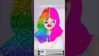 Download Lagu Choose one Rainbow Glitter 🌈 ✨️ OR Pink 🩷🎀 Hair On Lisa #blackpinkedit #ibispaint #lalisamanoban MP3
