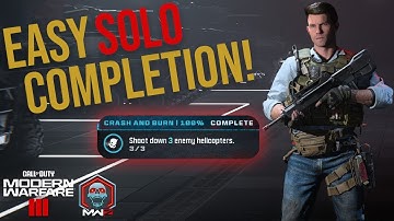 EASY Tier 2 Crash and Burn Mission Completion for Act 3 | Call of Duty MW3 Zombies