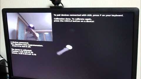Testing PS Move calibration tool in Win7 (moveframework)