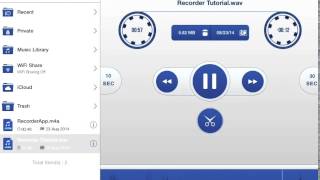 Audio Player - Recorder App (iPad) screenshot 2