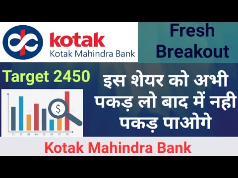 Kotak Mahindra Bank share latest news today।।Kotak Bank share price target tomorrow।।