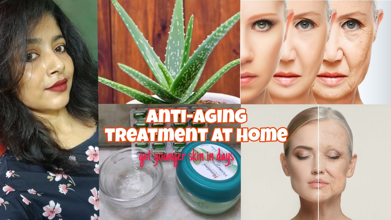 How To Get Younger Looking Skin At Home || Home Remedies For Anti Aging ...