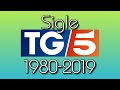 Sigle TG5 1980-2019