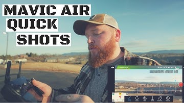 DJI Mavic Air QuickShots Tutorial with Examples - Easy, Cinematic Drone Shots With Only A Few Taps