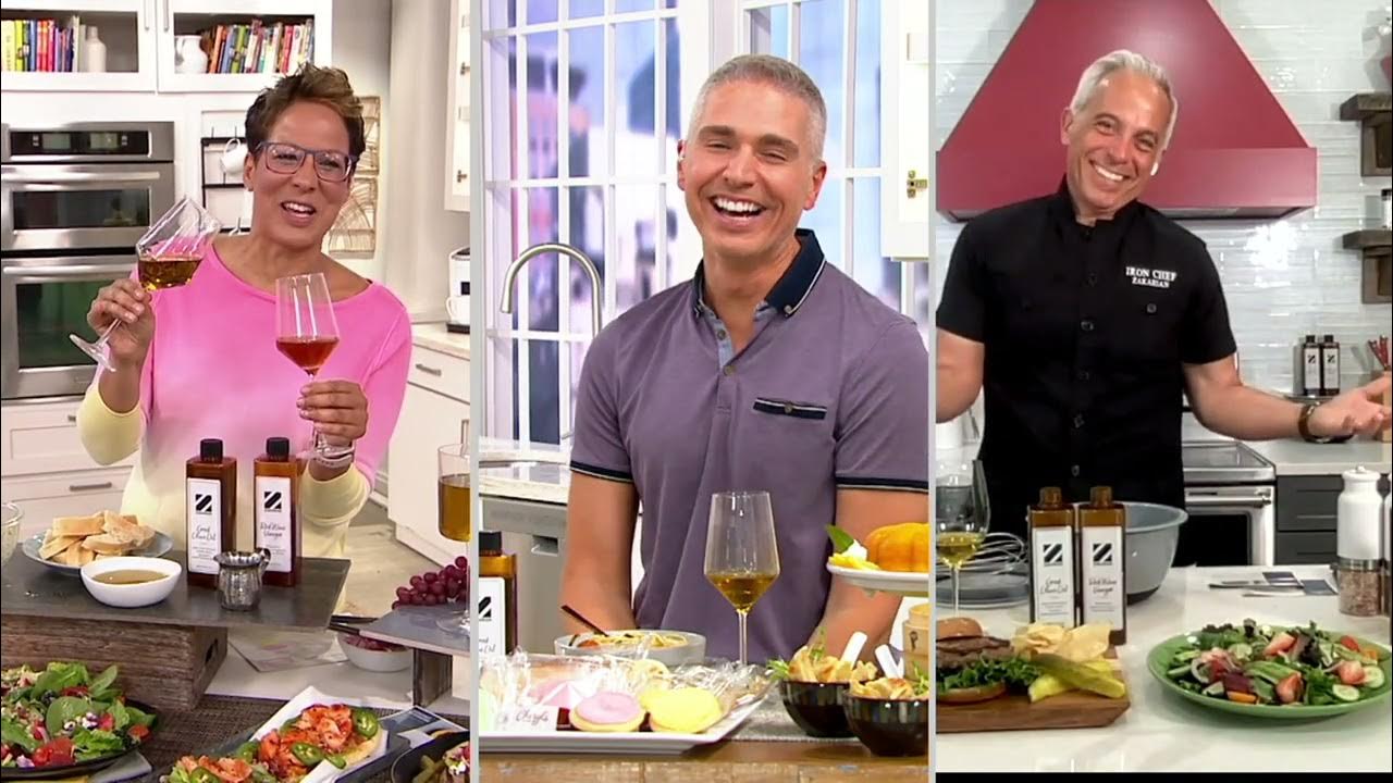 Geoffrey Zakarian 500ml Olive Oil & Red Wine Vinegar Set on QVC YouTube