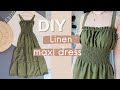 How To Make a Shirred Linen Maxi Dress with a  Tiered Skirt | How to make Shirring | Owlipop DIY