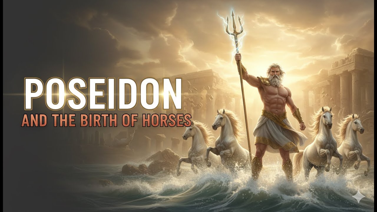 Poseidon and the Birth of Horses | Mythology Podcast Storytelling