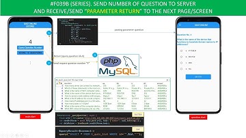(#F039B/SERIES). HOW TO BUILD QUIZ APP WITH FLUTTER, PHP, MYSQL. SCORE AUTOMATICALLY.