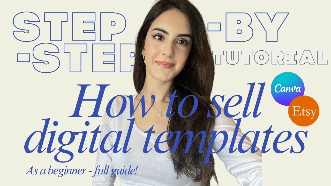How to MAKE and SELL digital products using Canva on Etsy (Step-by-step ...