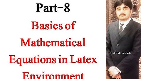 Writing mathematical equations in latex | #writing #writingtips #writingtechniques