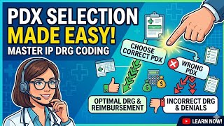 IP DRG coding pdx selection -discussion