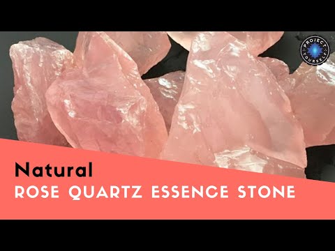 Natural Rose Quartz Essence Stone