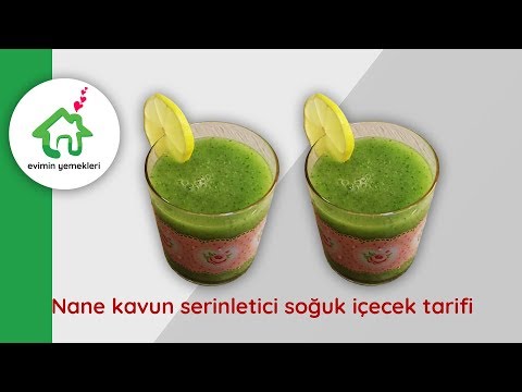 Nane Kavun Serinletici Soğuk Içecek Tarifi - Smoothie Nasil Yapilir - İçecek Tarifleri