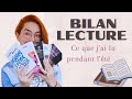 Bilan lecture  mes lectures de cet t  cultive ta bibliothque